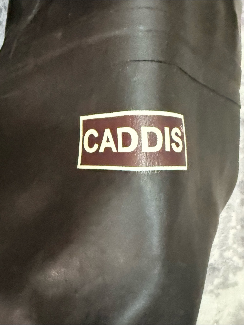 Caddis Rubber Hip Waders Steel Shank Size 11 EUC